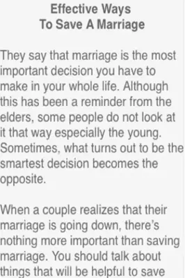 Unhappy Marriage Help For You android App screenshot 1